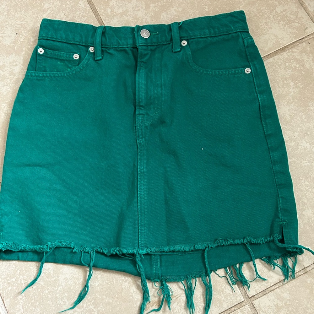 Lucky Brand Teal Mini Skirt